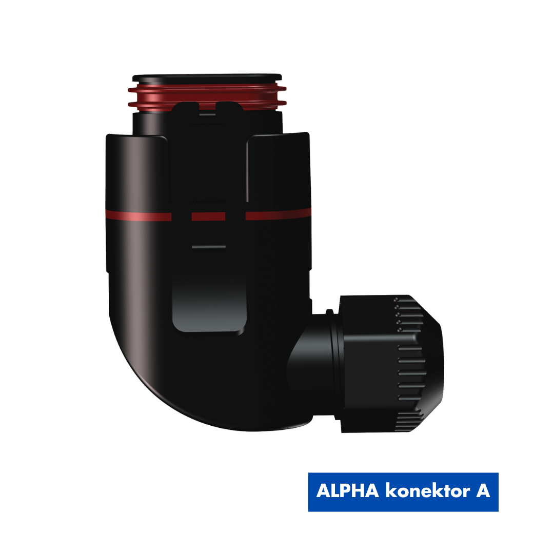 Grundfos konektor úhlový ALPHA 1L + SOLAR